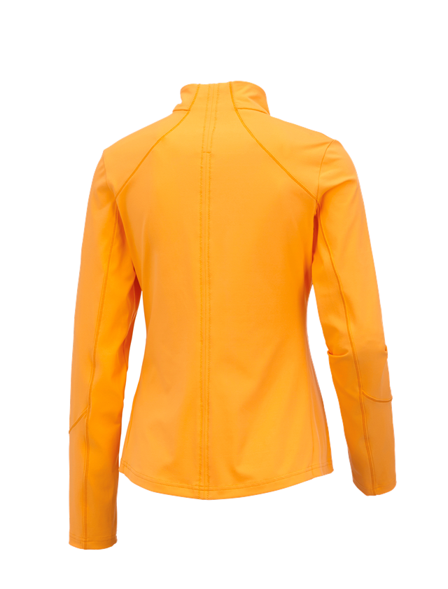 Trička | Svetry | Košile: e.s. Funkční mikina na zip solid, dámské + světle oranžová 1