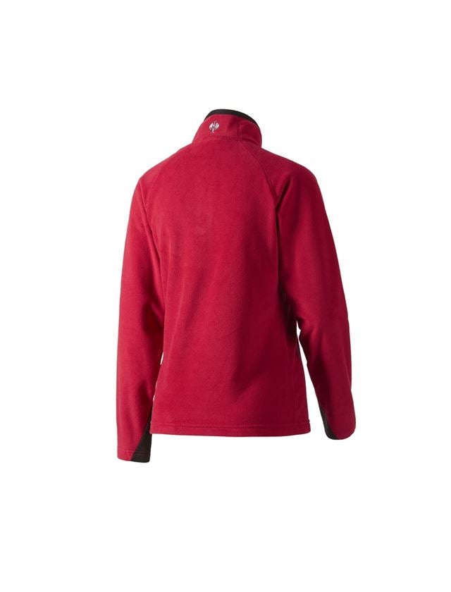 Trička | Svetry | Košile: Dámský microfleecový troyer dryplexx® micro + červená 2