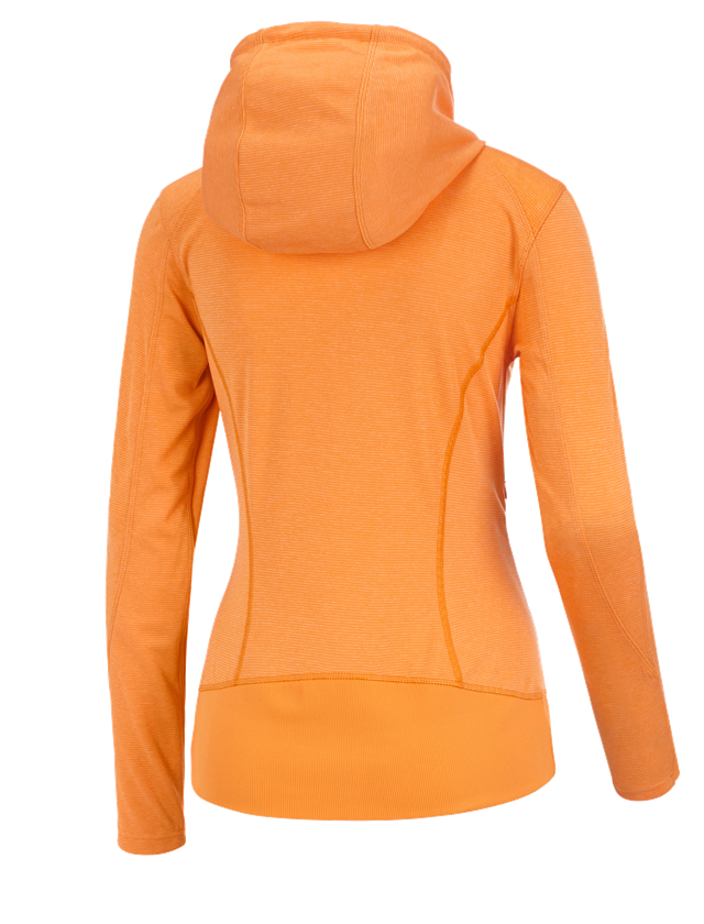 Témata: e.s. Funkční bunda s kapucí stripe, dámské + světle oranžová 1
