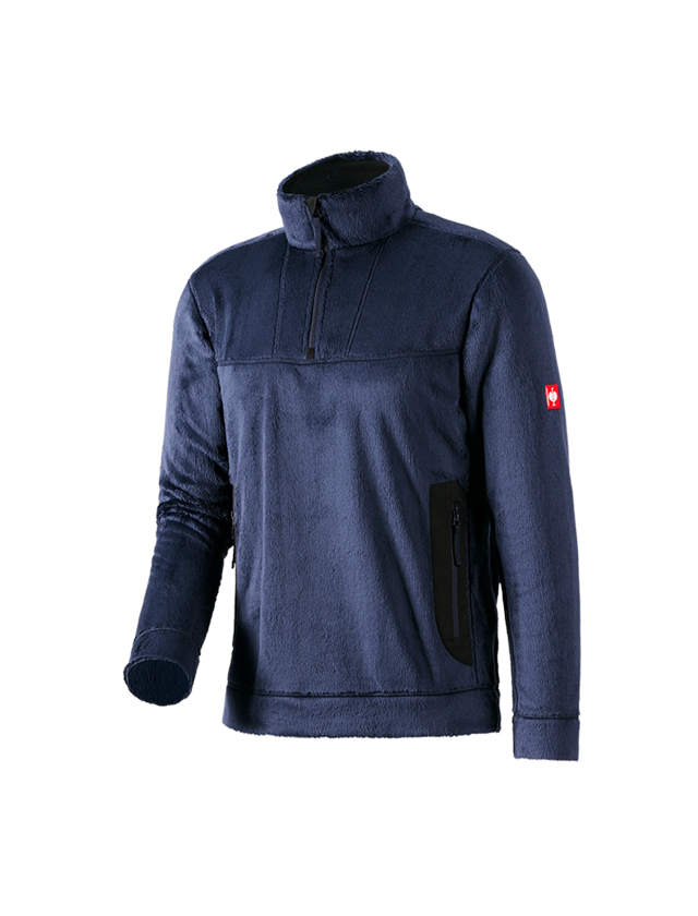Trička, svetry & košile: e.s. Troyer Highloft + tmavomodrá/černá 2