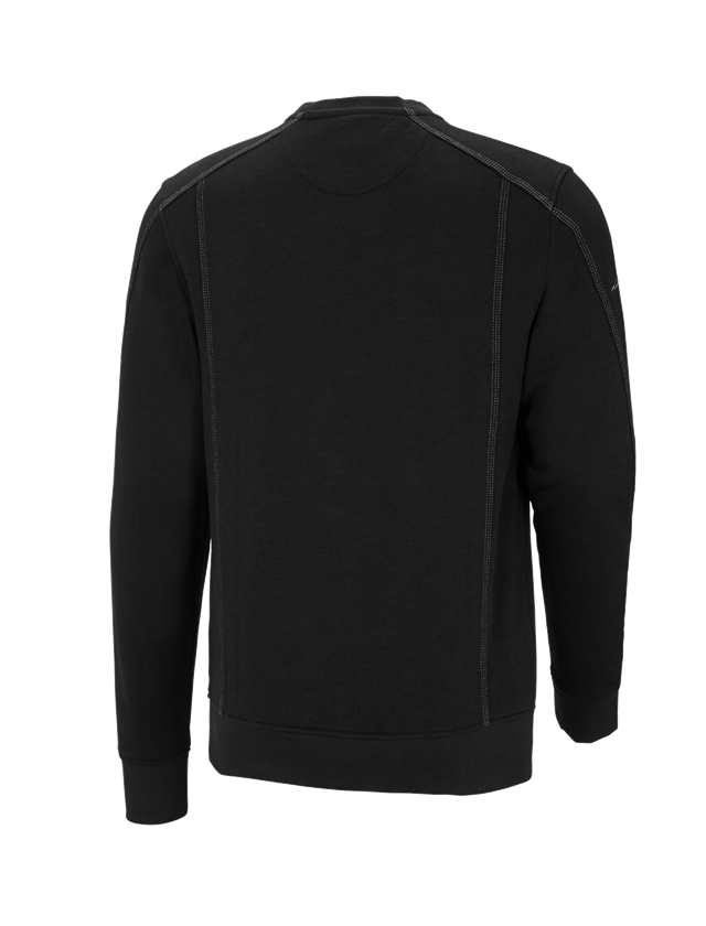 Trička, svetry & košile: Mikina cotton slub e.s.roughtough + černá 3
