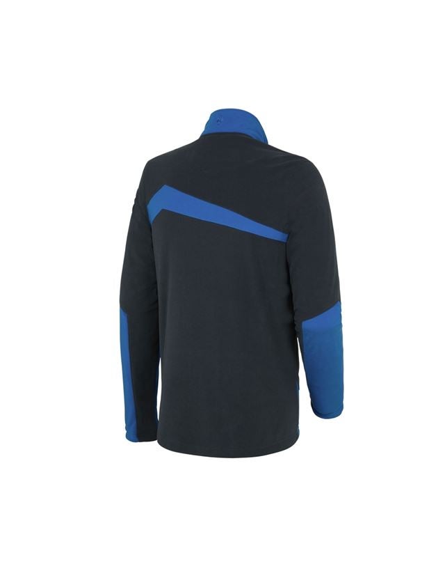 Pracovní bundy: Fleecová bunda e.s.motion 2020 + grafit/enciánově modrá 2
