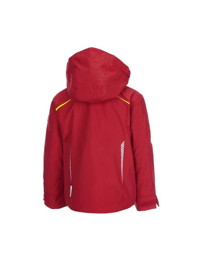 Bundy: Funkční bunda 3 v 1 e.s.motion 2020, dětská + ohnivě červená/výstražná žlutá 3