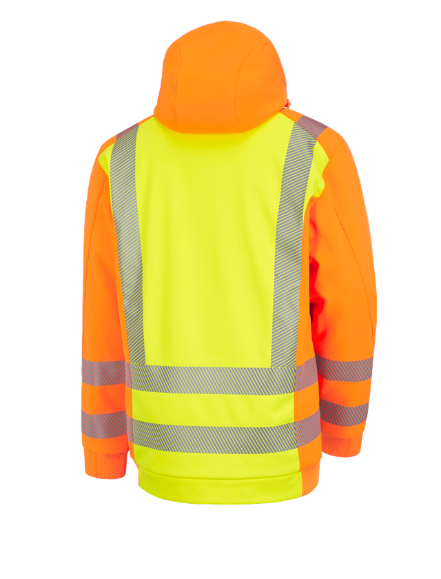 Témata: Výstražné zimní softshellová bunda e.s.motion 2020 + výstražná žlutá/výstražná oranžová 3