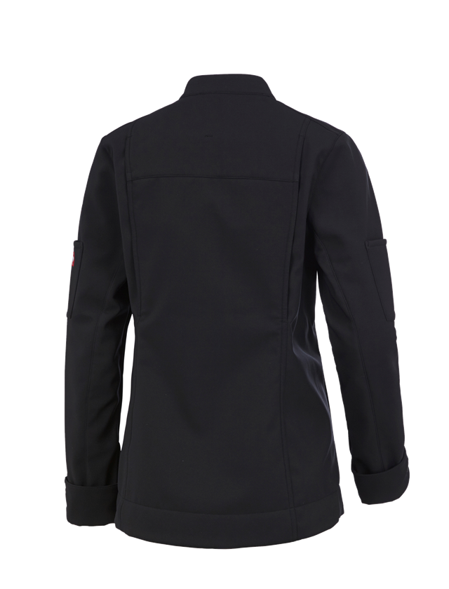 Pracovní bundy: Softshellová bunda e.s.fusion, dámská + černá 1