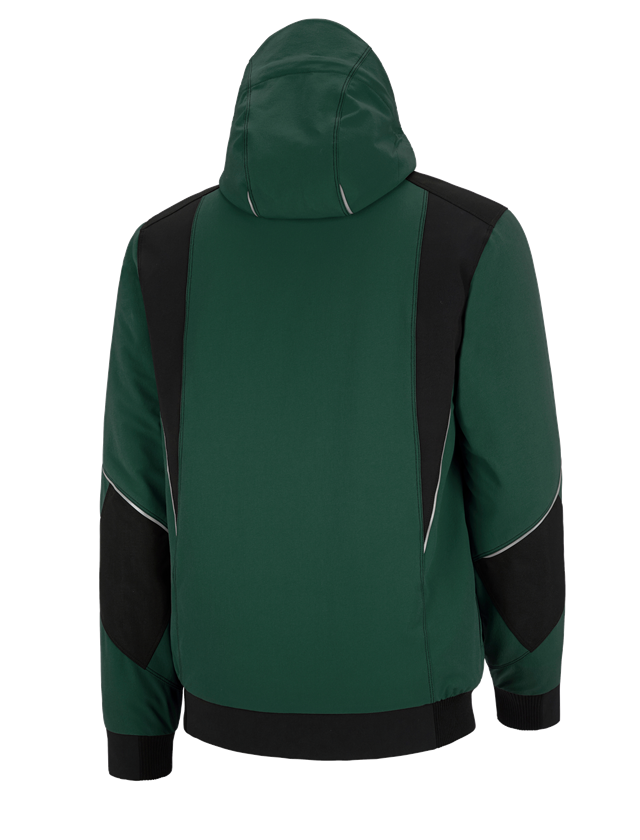 Pracovní bundy: Zimní funkční bunda e.s.dynashield + zelená/černá 3