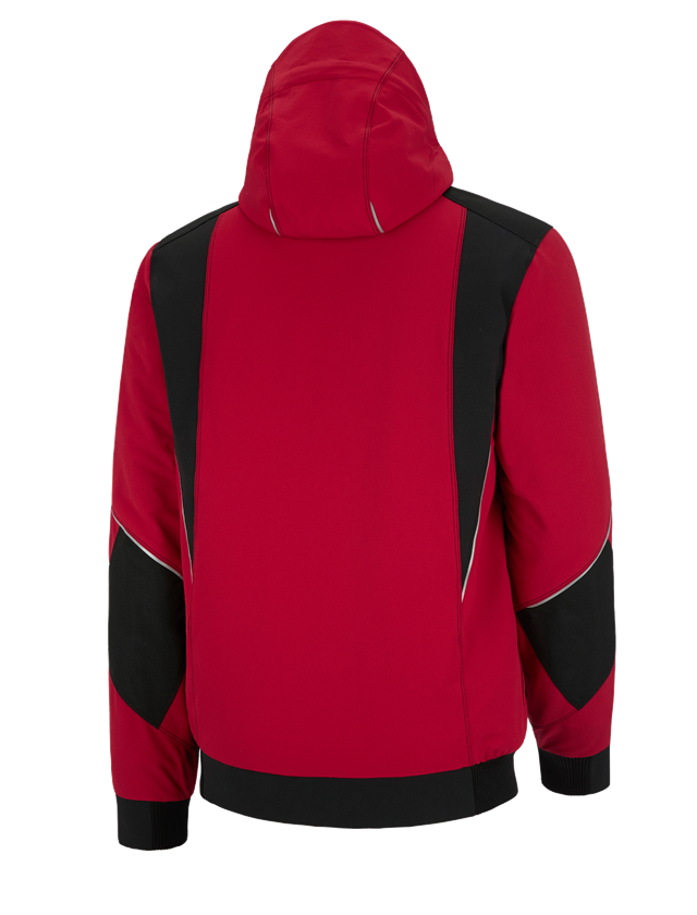 Pracovní bundy: Zimní funkční bunda e.s.dynashield + ohnivě červená/černá 3