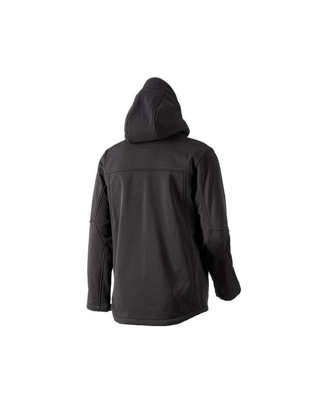 Pracovní bundy: Softshellová bunda s kapucí Aspen + černá 3