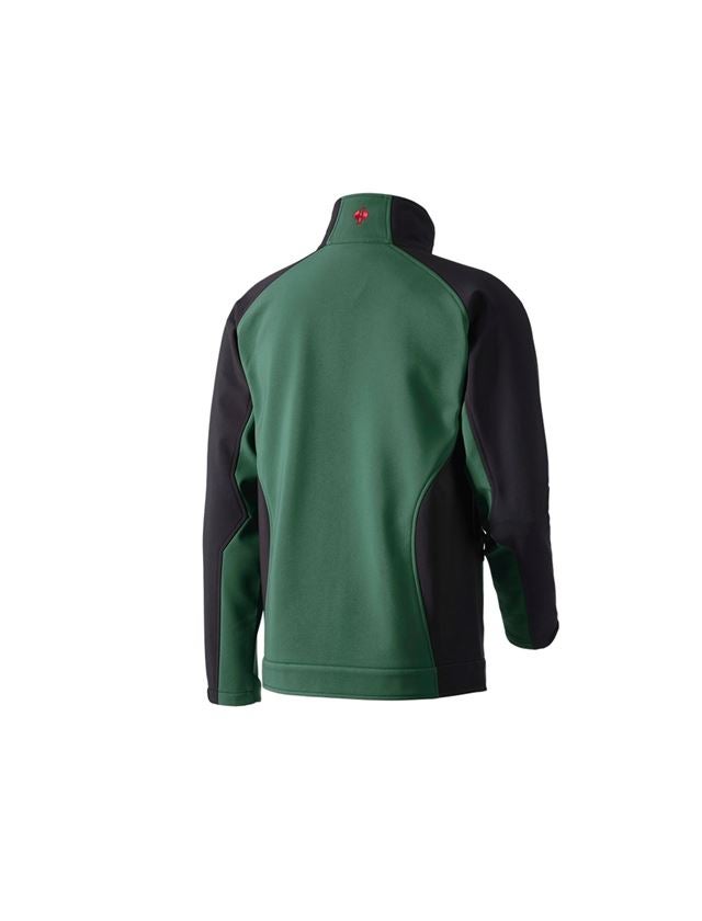 Pracovní bundy: Softshellová bunda dryplexx® softlight + zelená/černá 3