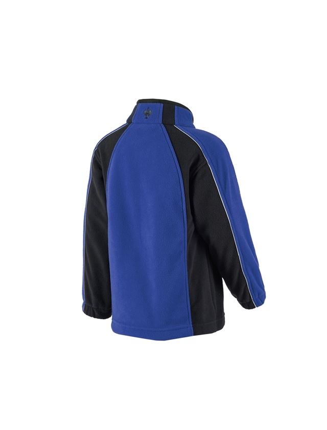 Bundy: Dětská microfleecová bunda dryplexx® micro + modrá chrpa/černá 3