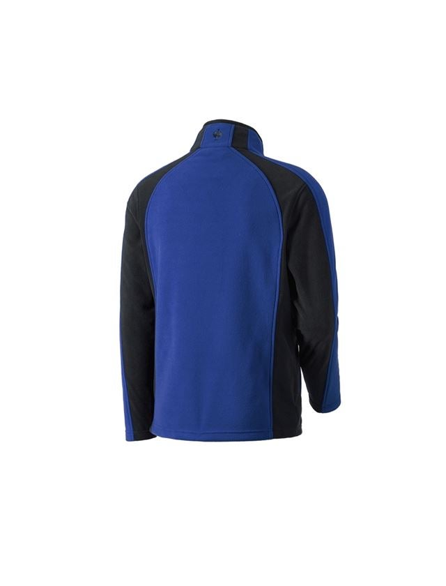 Pracovní bundy: Microfleecová bunda dryplexx® micro + modrá chrpa/černá 1