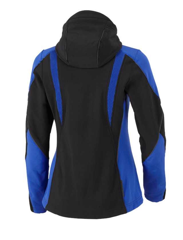 Pracovní bundy: Softshellová bunda e.s.vision, dámská  + černá/modrá chrpa 3