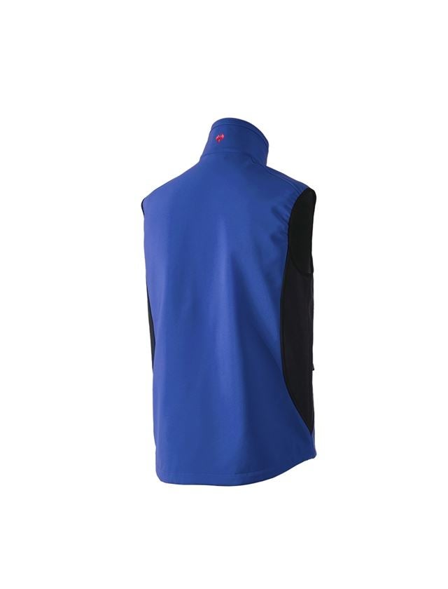 Pracovní vesty: Softshellová vesta dryplexx® softlight + modrá chrpa/černá 4