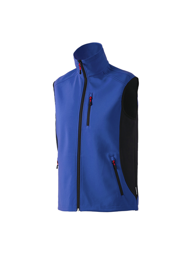 Pracovní vesty: Softshellová vesta dryplexx® softlight + modrá chrpa/černá 3