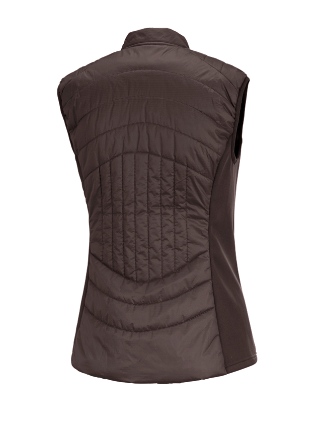 Pracovní vesty: e.s. Funkční prošívaná vesta thermo stretch,dámské + kaštan 3