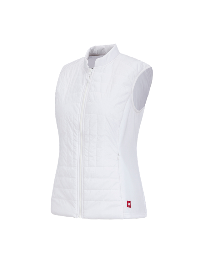 Pracovní vesty: e.s. Funkční prošívaná vesta thermo stretch,dámské + bílá