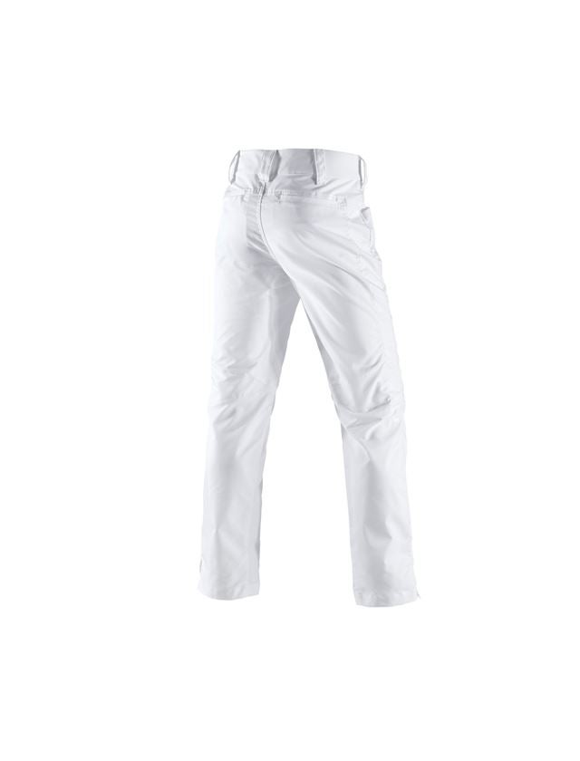 Pracovní kalhoty: e.s. Pracovní kalhoty base, pánské + bílá 1