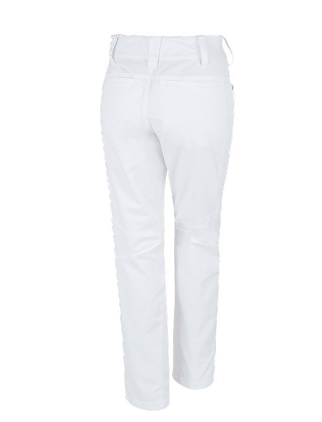 Pracovní kalhoty: e.s. Pracovní kalhoty base, dámské + bílá 1