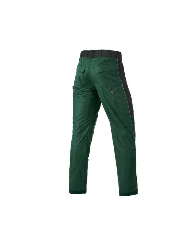 Pracovní kalhoty: Funkční kalhoty do pasu e.s.prestige + zelená/černá 3