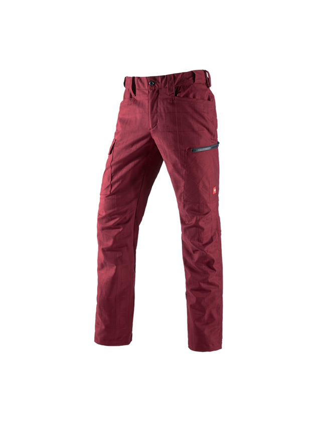 Pracovní kalhoty: e.s. Pracovní kalhoty pocket, pánské + rubín