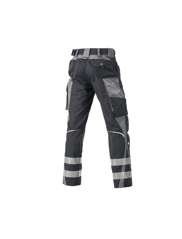 Pracovní kalhoty: Kalhoty do pasu Secure + grafit/cement 1