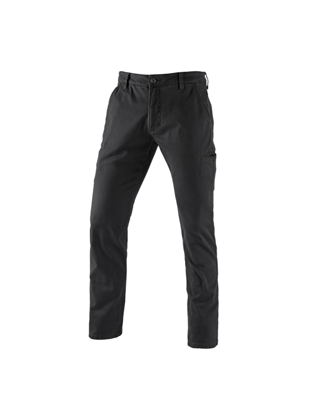 Pracovní kalhoty: e.s. Pracovní kalhoty Chino, pánské + černá