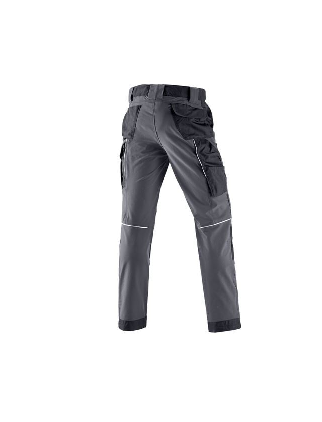 Pracovní kalhoty: Funkční kalhoty e.s.dynashield + cement/černá 3