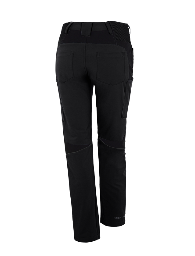 Pracovní kalhoty: Zimní cargo kalhoty e.s.vision stretch, dámské + černá 1