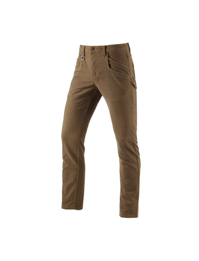 Pracovní kalhoty: Kalhoty s více kapsami e.s.vintage + sépiová 2
