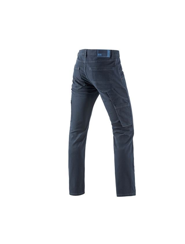 Truhlář / Stolař: Kalhoty s více kapsami e.s.vintage + ledově modrá 3