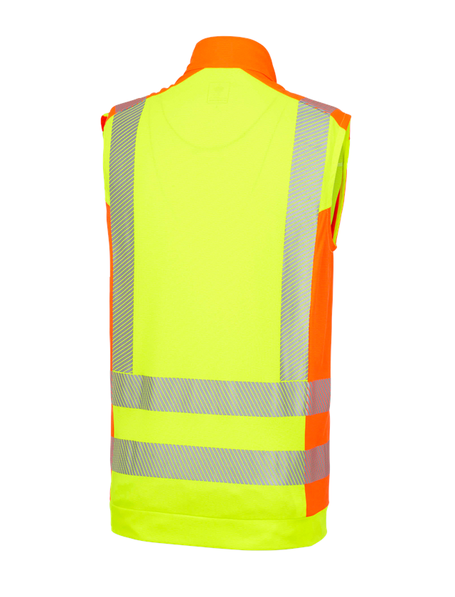 Pracovní vesty: Výstražná funkční vesta e.s.motion 2020 + výstražná žlutá/výstražná oranžová 3