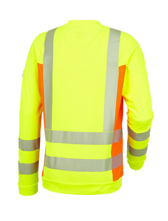 Trička, svetry & košile: Výstražné funk. s dlouhým rukáve e.s.motion 2020 + výstražná žlutá/výstražná oranžová 1