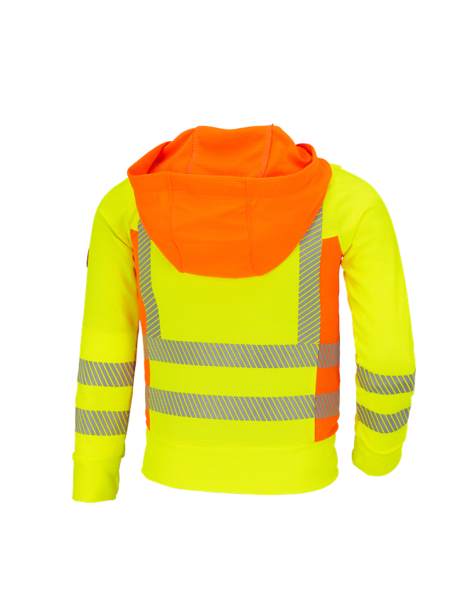 Témata: Výstražná funk. bunda s kapucí e.s.motion 2020, d. + výstražná žlutá/výstražná oranžová 1
