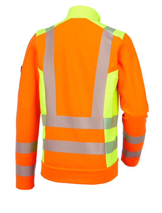 Pracovní bundy: Výstražná softshell.bunda softlight e.s.motion2020 + výstražná oranžová/výstražná žlutá 3