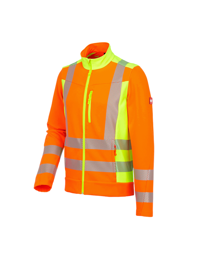 Pracovní bundy: Výstražná softshell.bunda softlight e.s.motion2020 + výstražná oranžová/výstražná žlutá 2