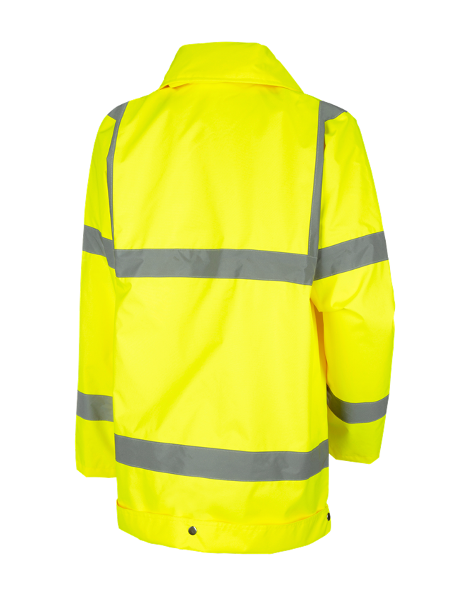 Pracovní bundy: STONEKIT výstražná bunda do deště + výstražná žlutá 1