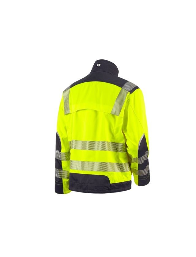 Pracovní bundy: Výstražná bunda e.s.motion + výstražná žlutá/antracit 2
