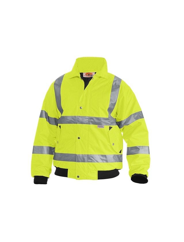 Pracovní bundy: STONEKIT Výstražná pilotní bunda + výstražná žlutá