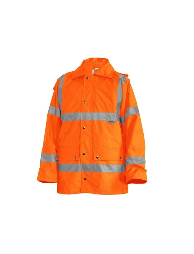 Pracovní bundy: STONEKIT Výstražná bunda 4 v 1 + výstražná oranžová