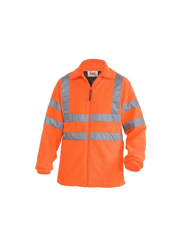 Pracovní bundy: STONEKIT Výstražná bunda Fleece + výstražná oranžová