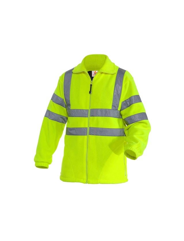 Pracovní bundy: STONEKIT Výstražná bunda Fleece + výstražná žlutá