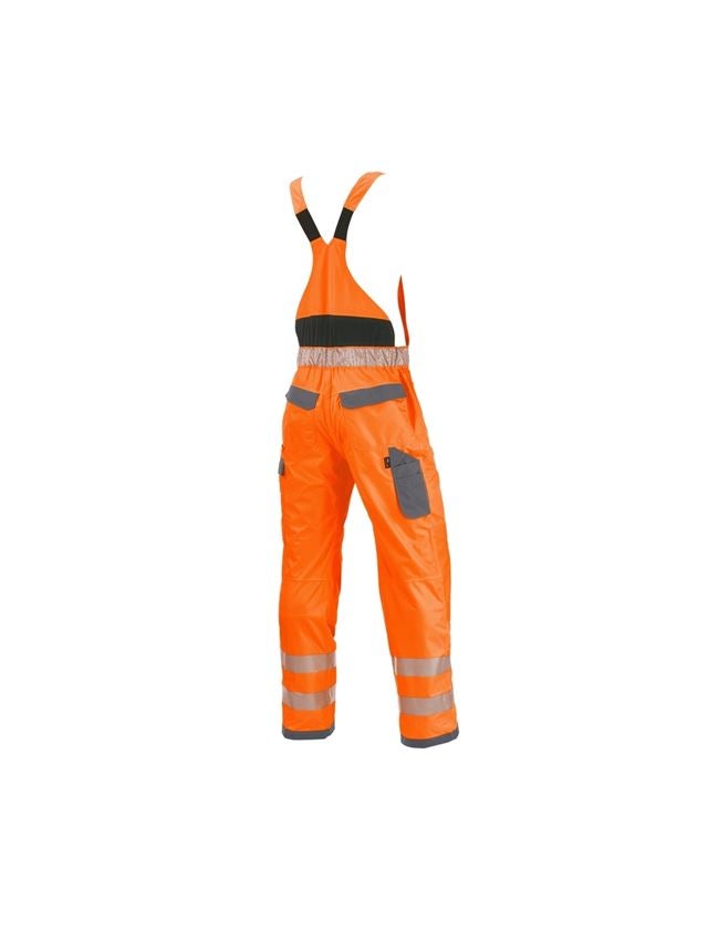 Témata: Výstražné funkční kalhoty s laclem e.s.prestige + výstražná oranžová/šedá 1