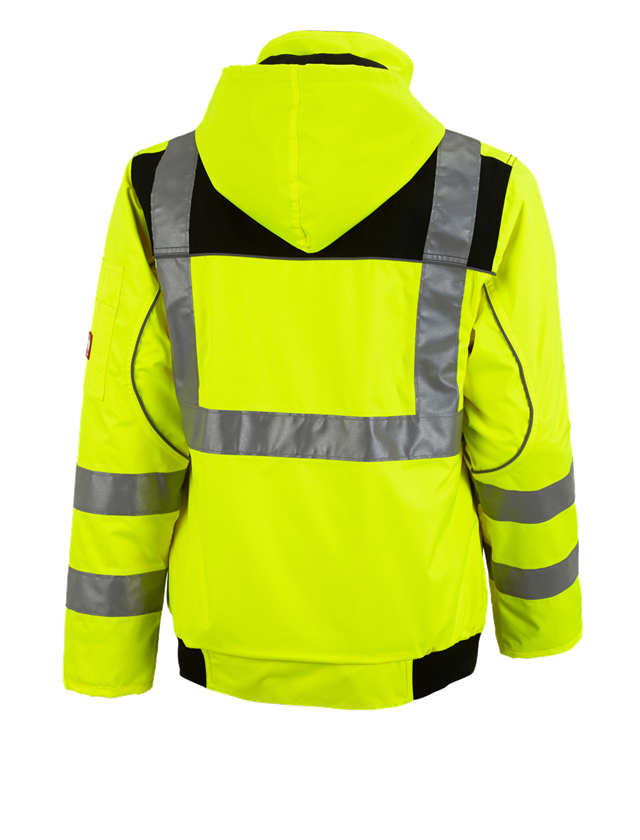 Pracovní bundy: Výstražná pilotní bunda e.s.image + výstražná žlutá 3