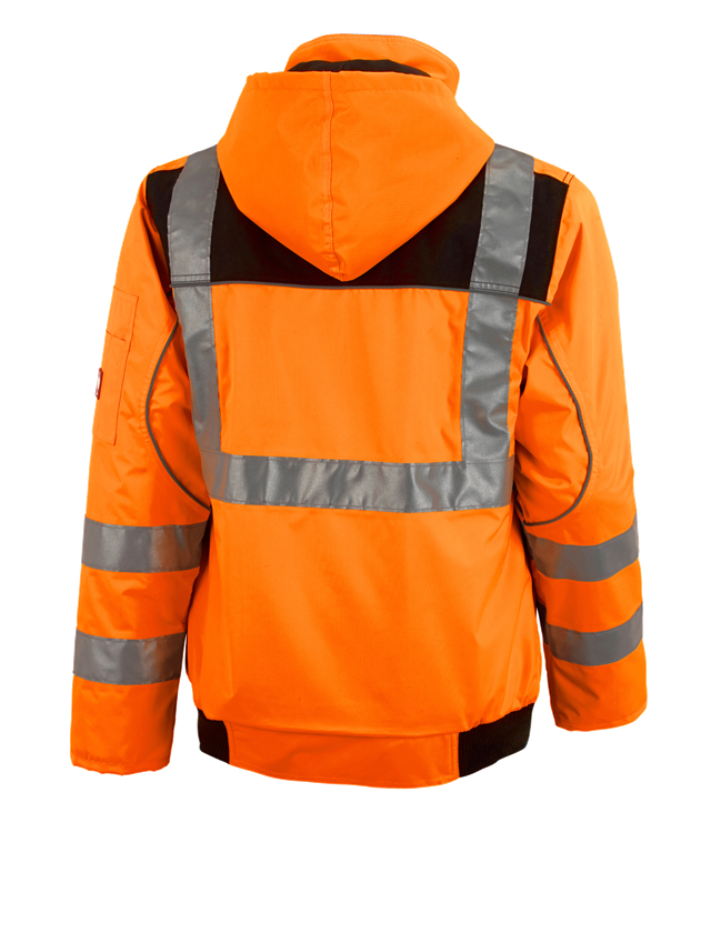 Pracovní bundy: Výstražná pilotní bunda e.s.image + výstražná oranžová 1