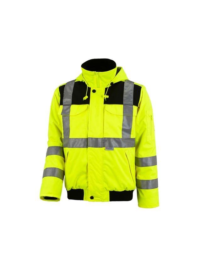 Pracovní bundy: Výstražná pilotní bunda e.s.image + výstražná žlutá 2