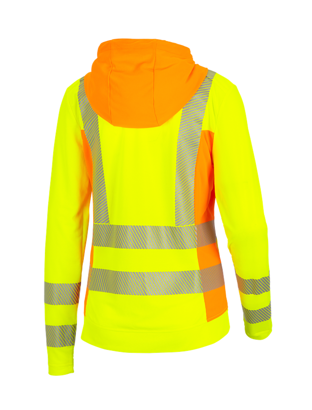 Pracovní bundy: Výstražná funk.bunda s kapucí e.s.motion 2020,da + výstražná žlutá/výstražná oranžová 3