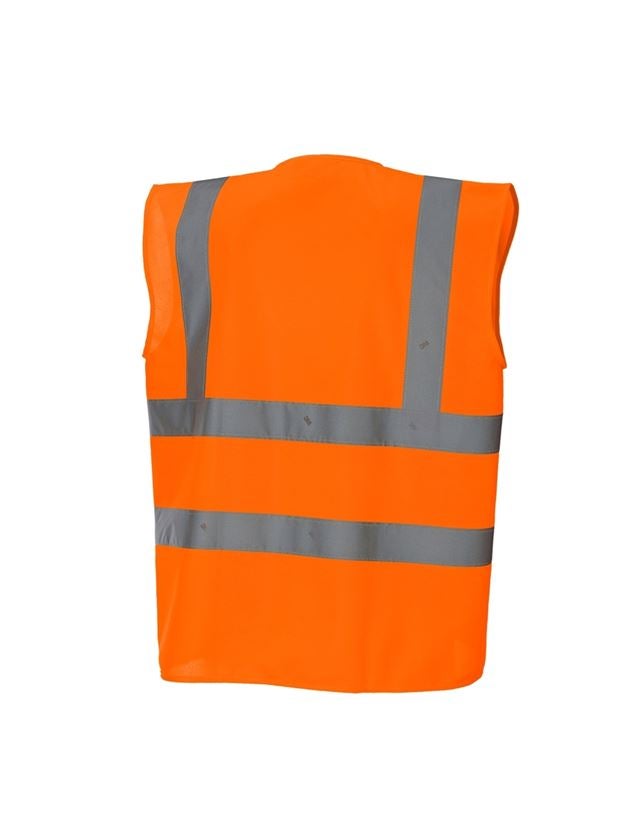 Pracovní vesty: STONEKIT Výstražná vesta s kapsou + výstražná oranžová 1
