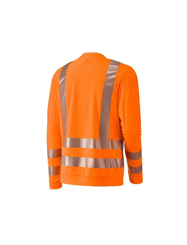 Trička, svetry & košile: e.s. Výstražné funk. s dlouhým rukáve + výstražná oranžová 1