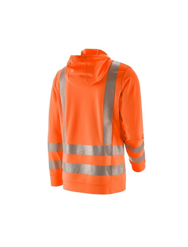Trička, svetry & košile: e.s. Výstražné funk triko dlouhým rukávem a kap UV + výstražná oranžová 1