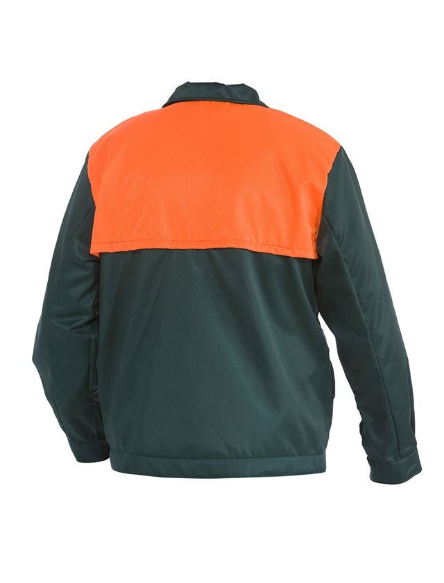 Pracovní bundy: Lesnická bunda Basic + zelená/oranžová 3